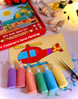 Sand Sticker Art Kit - Set of 10 Stickers and 6 Sand Bottles