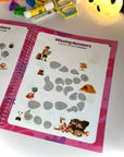 Toddlers Worksheet Pack 4 Workbooks with 192 Pages and stationary