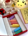 Sand Sticker Art Kit - Set of 10 Stickers and 6 Sand Bottles