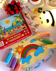 Sand Sticker Art Kit - Set of 10 Stickers and 6 Sand Bottles
