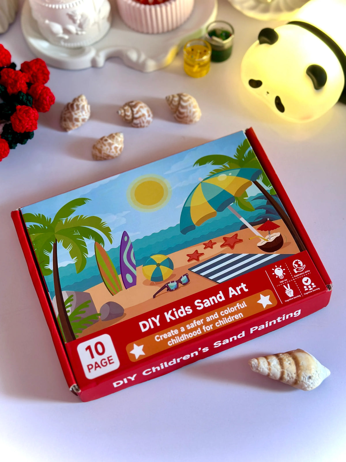Sand Kindom Sticker Creative Sand Art Kit - 10 Sticker Set for Children – HOUSE OF BOOK
