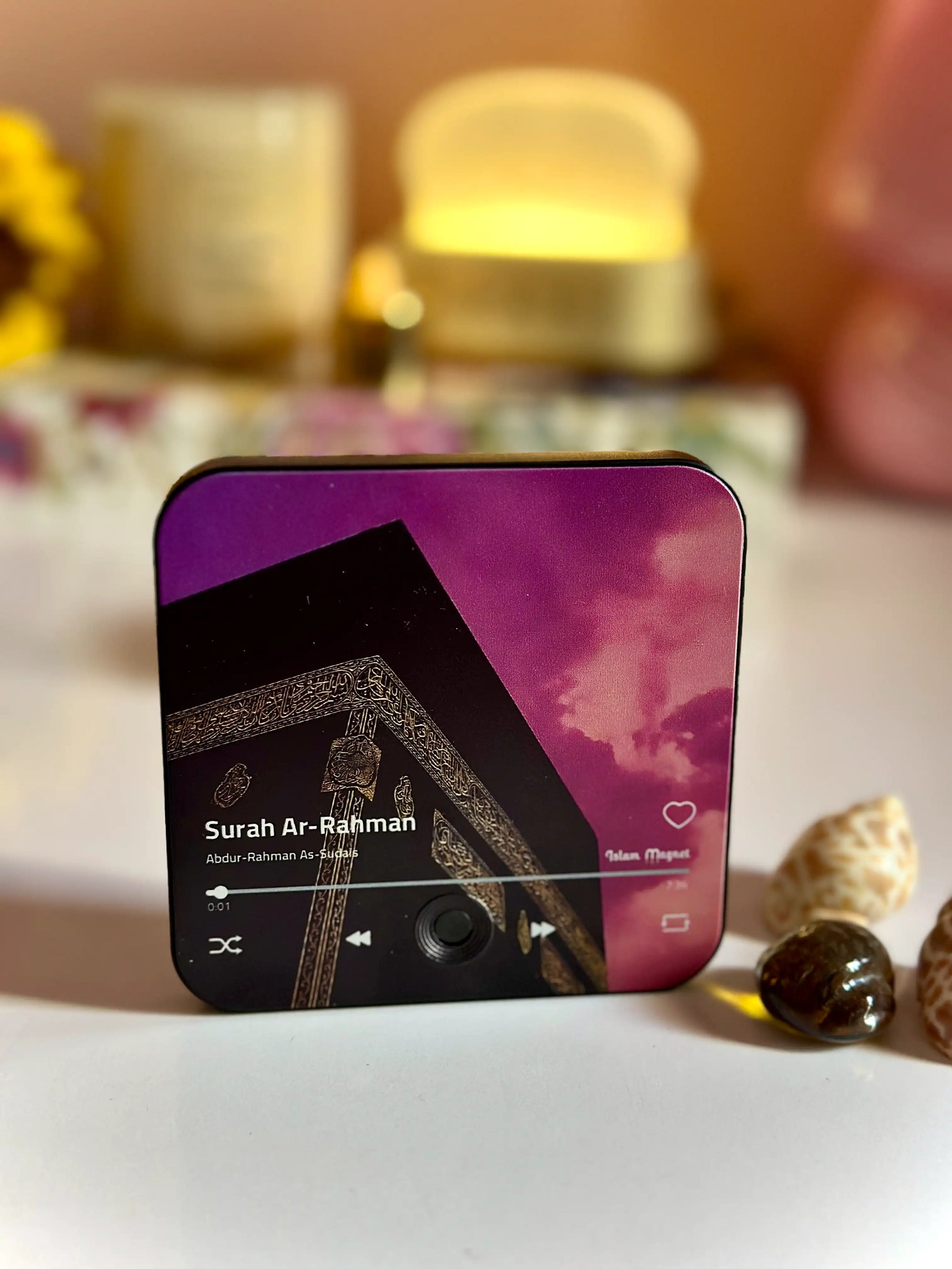 Magnetic Audio Learning Device – Refrigerator-Mountable Audio Player with Touch Controls