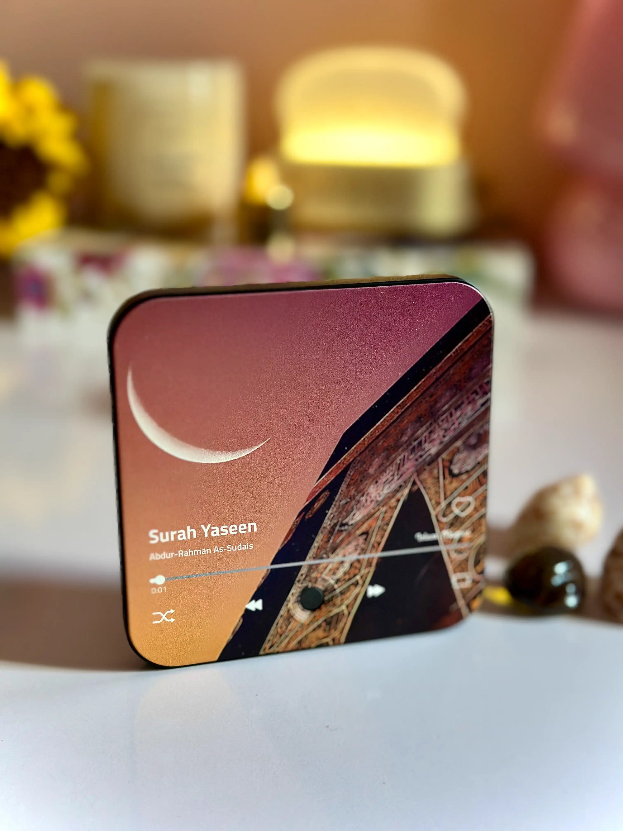 Magnetic Audio Learning Device – Refrigerator-Mountable Audio Player with Touch Controls