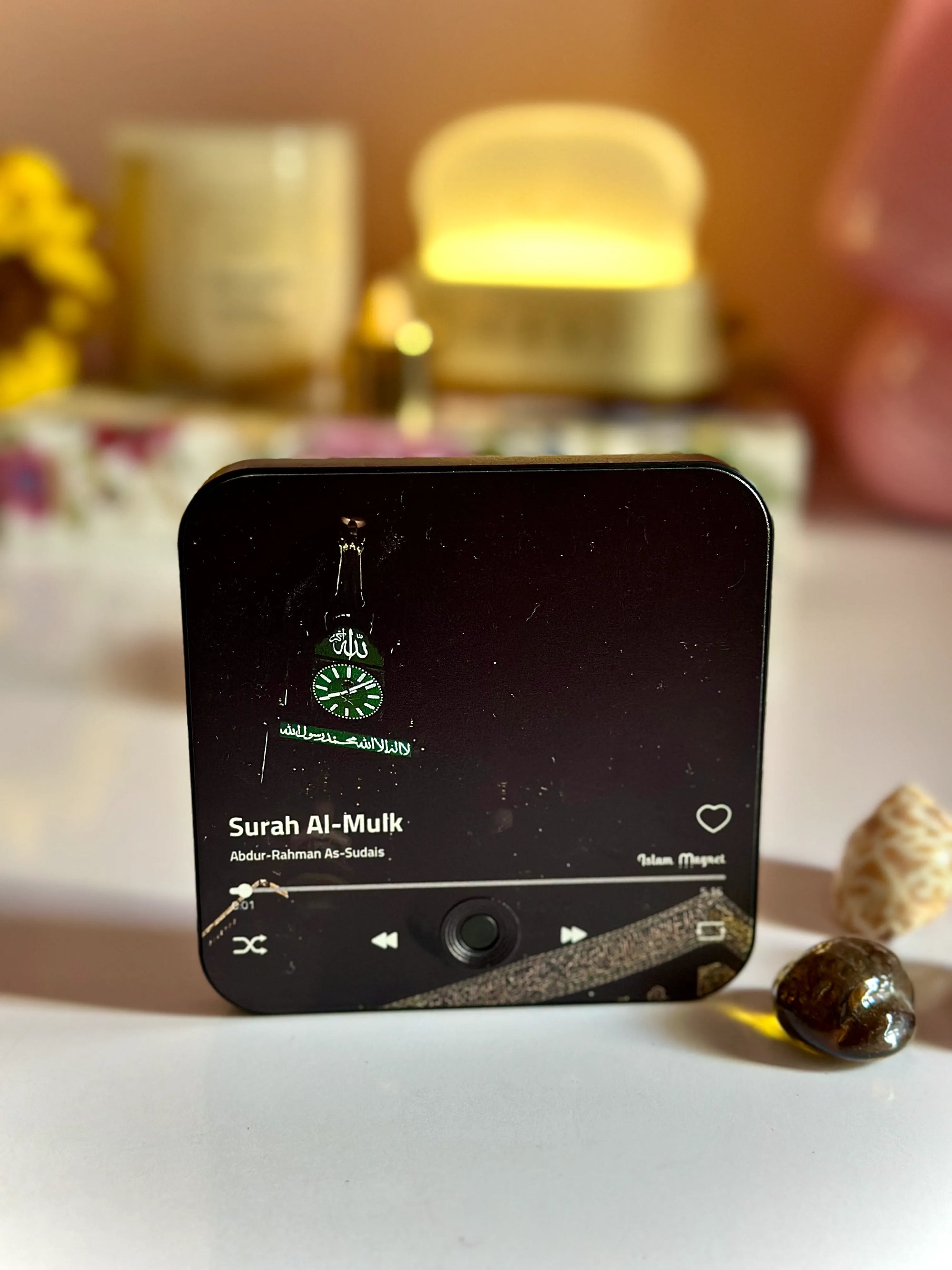 Magnetic Audio Learning Device – Refrigerator-Mountable Audio Player with Touch Controls