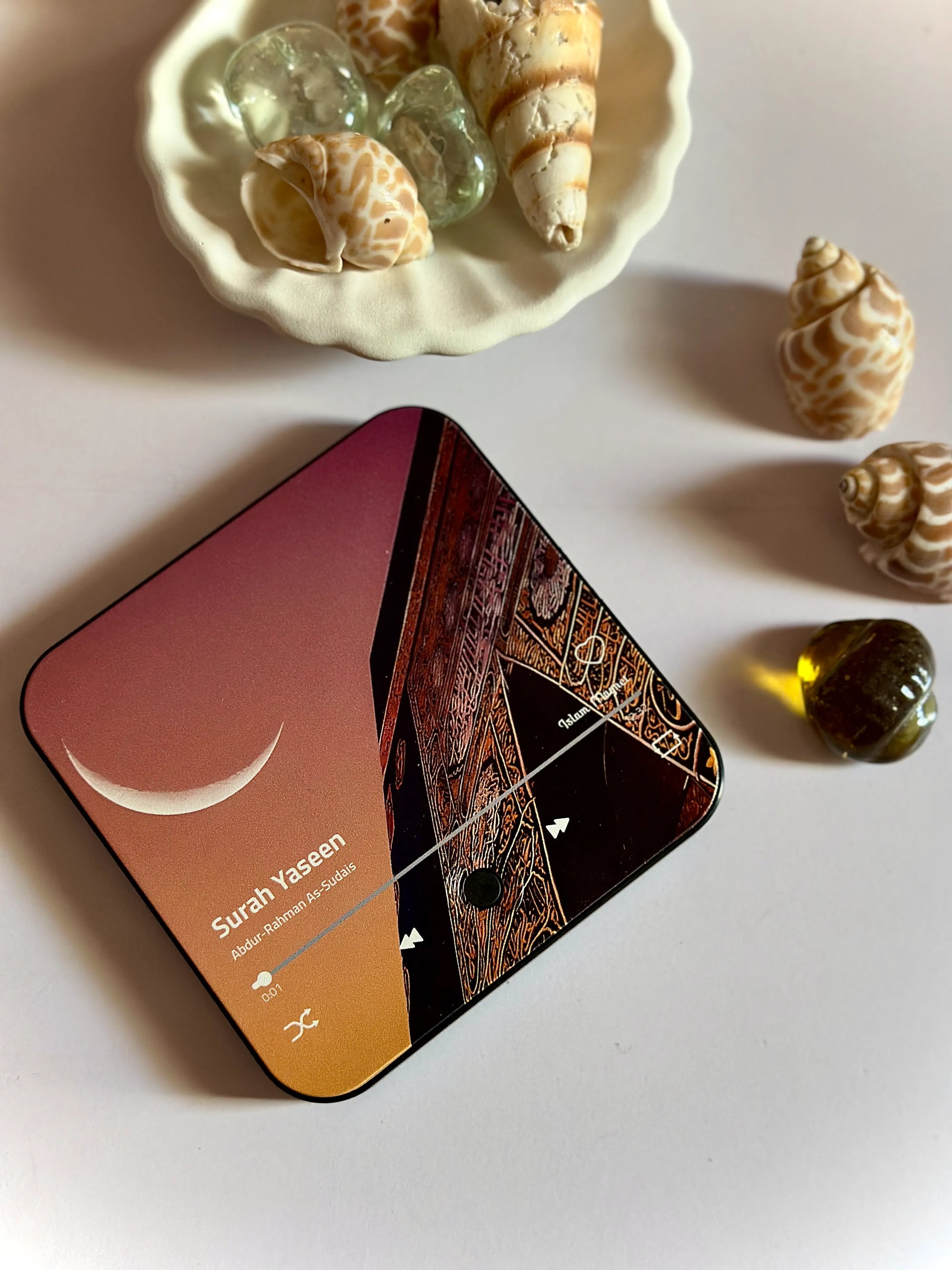 Magnetic Audio Learning Device – Refrigerator-Mountable Audio Player with Touch Controls