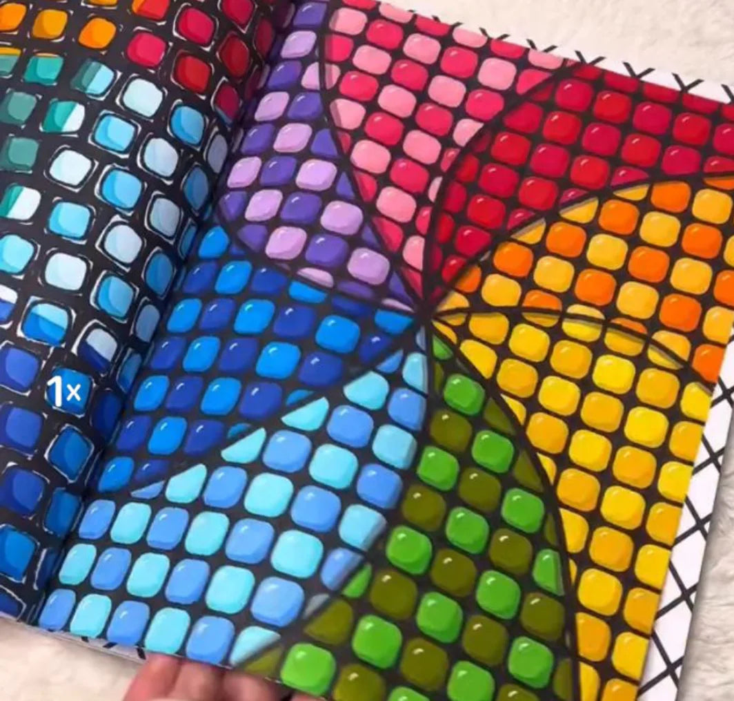 Satisfying Patterns Colouring Book for Adults and Kids