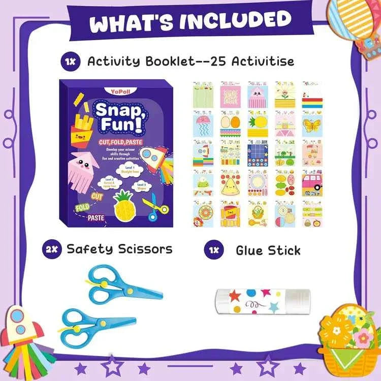 Scissor Skills Activity Book