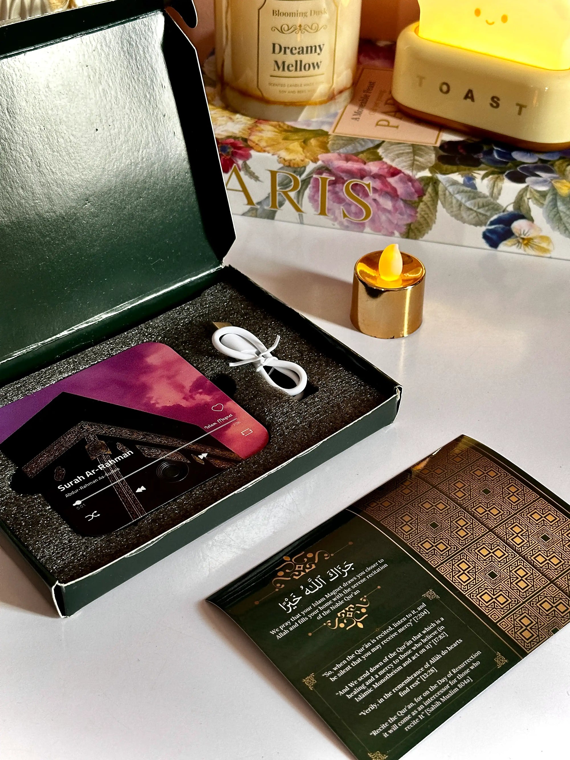 Magnetic Audio Learning Device – Refrigerator-Mountable Audio Player with Touch Controls