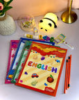 Toddlers Worksheet Pack 4 Workbooks with 192 Pages and stationary