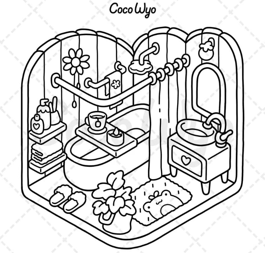 Cozy Coloring Books for Adults and Kids