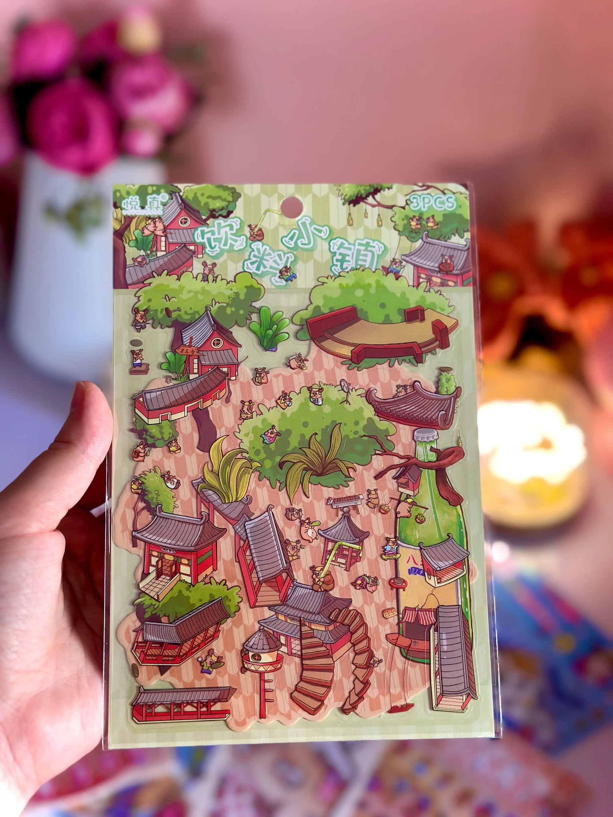 3D Miniature Cozy Sticker Kit