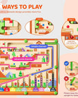 Montessori Toys Magnetic Color and Number Maze