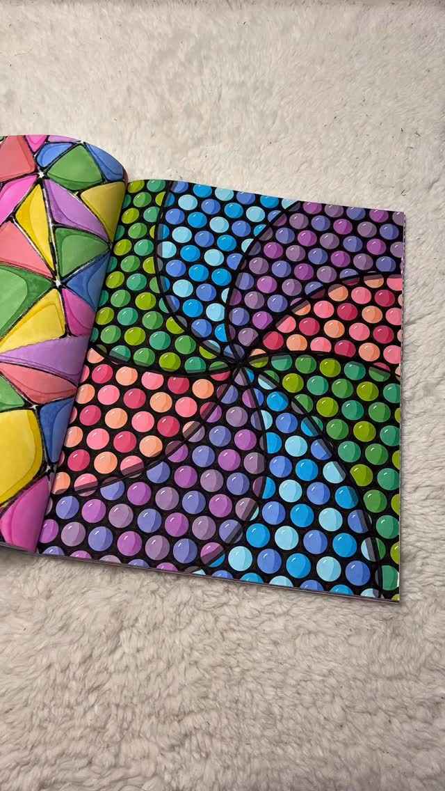 Satisfying Patterns Colouring Book for Adults and Kids