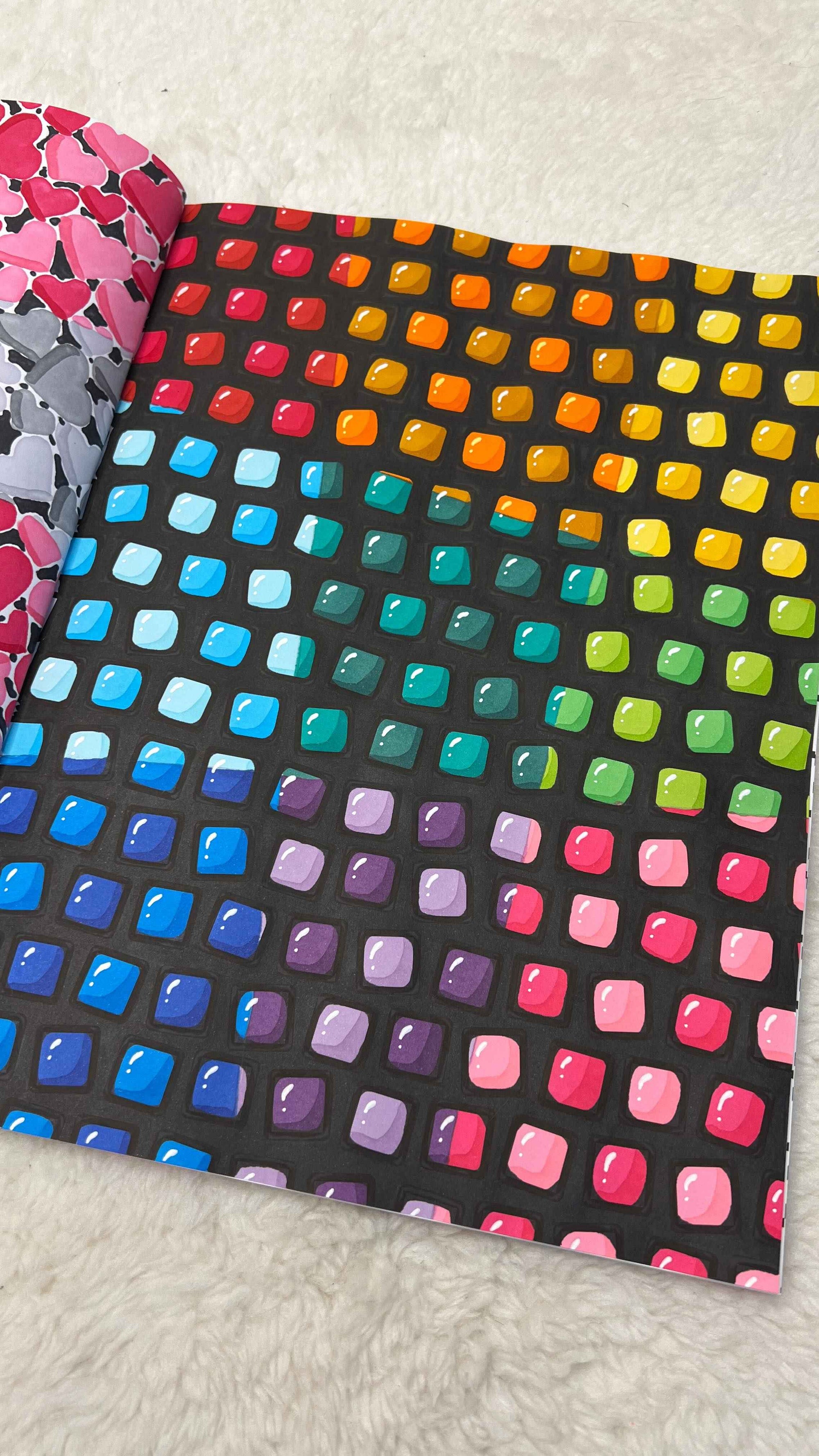 Satisfying Patterns Colouring Book for Adults and Kids