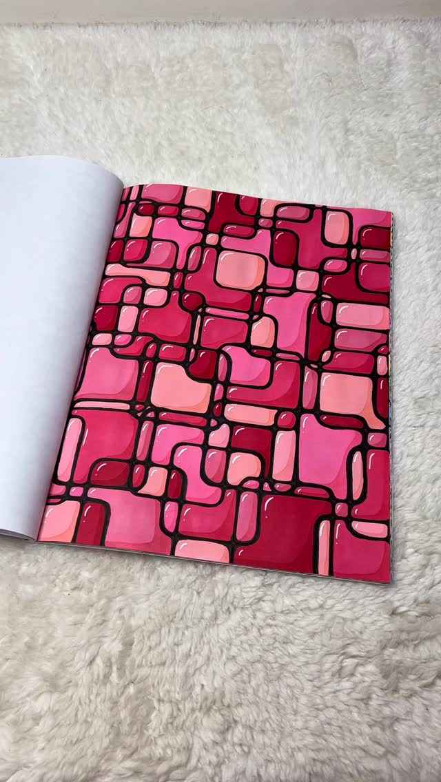 Satisfying Patterns Colouring Book for Adults and Kids