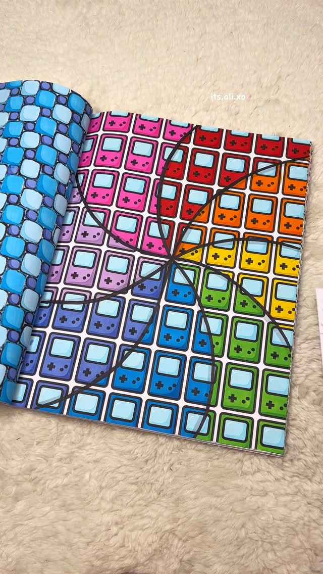 Satisfying Patterns Colouring Book for Adults and Kids