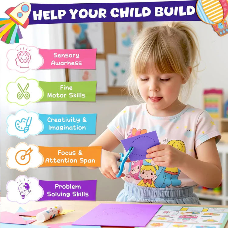 Scissor Skills Activity Book