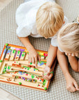 Montessori Toys Magnetic Color and Number Maze