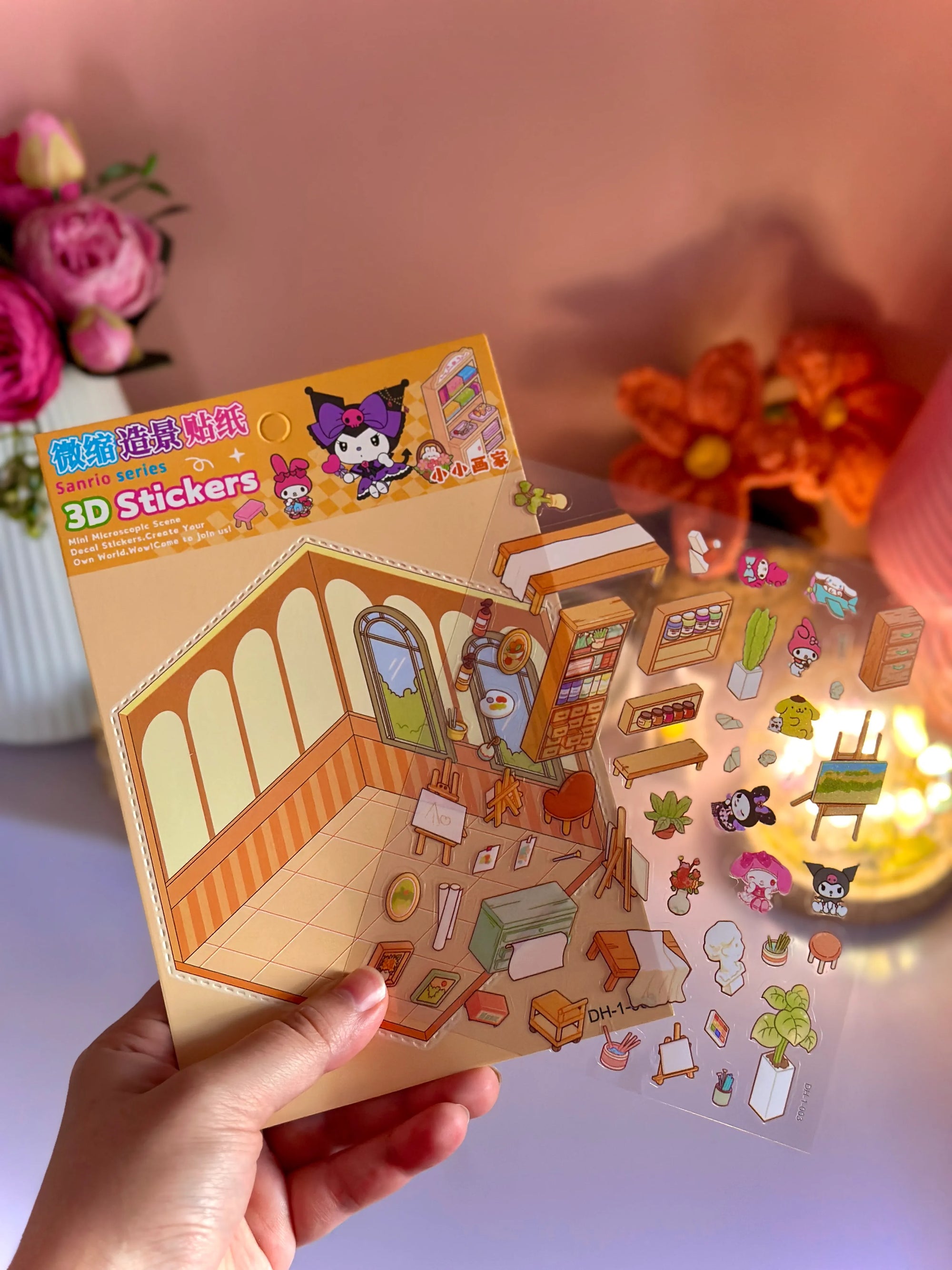 3D Miniature Cozy Sticker Kit