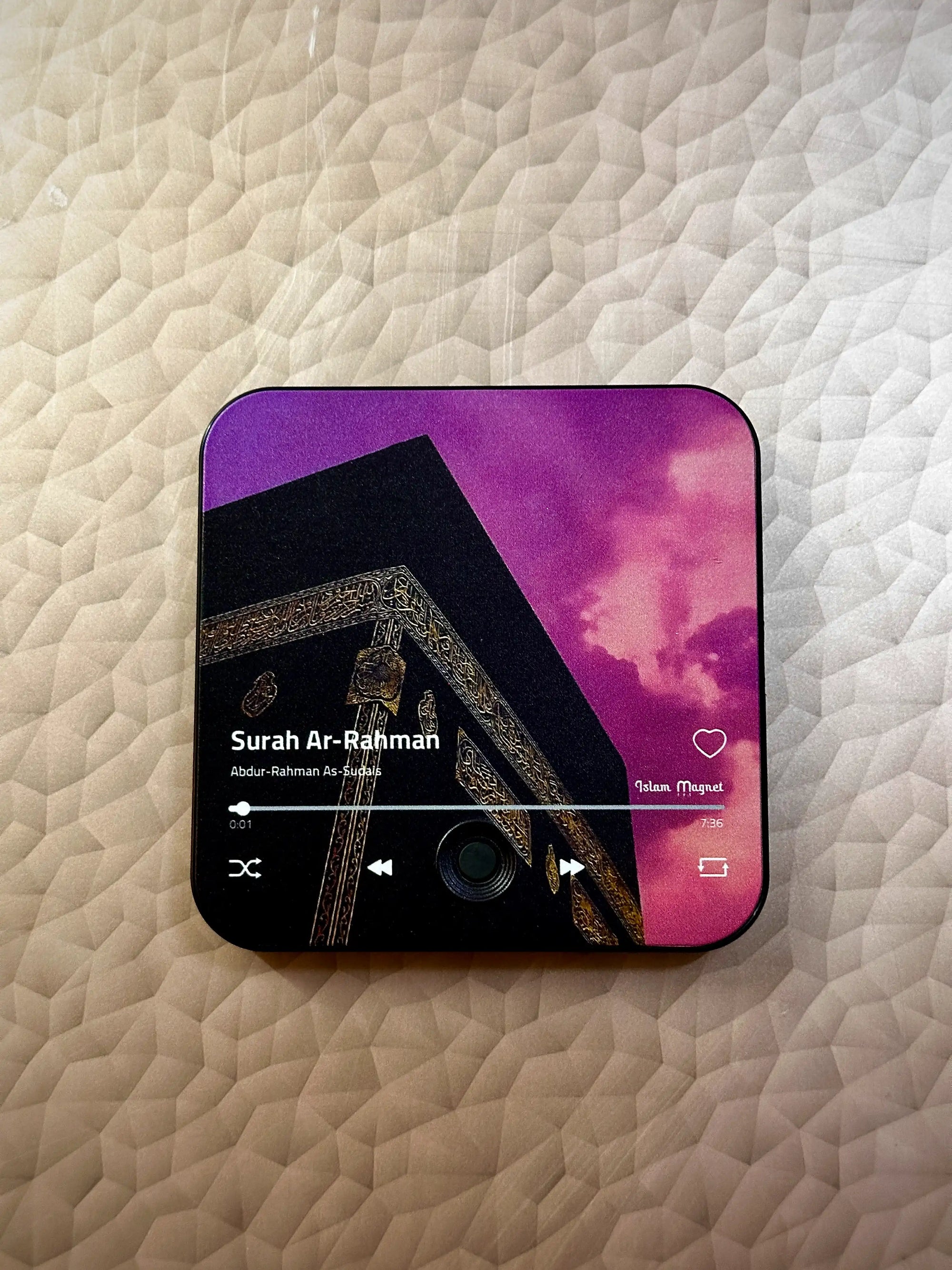 Magnetic Audio Learning Device – Refrigerator-Mountable Audio Player with Touch Controls