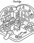 Cozy Coloring Books for Adults and Kids