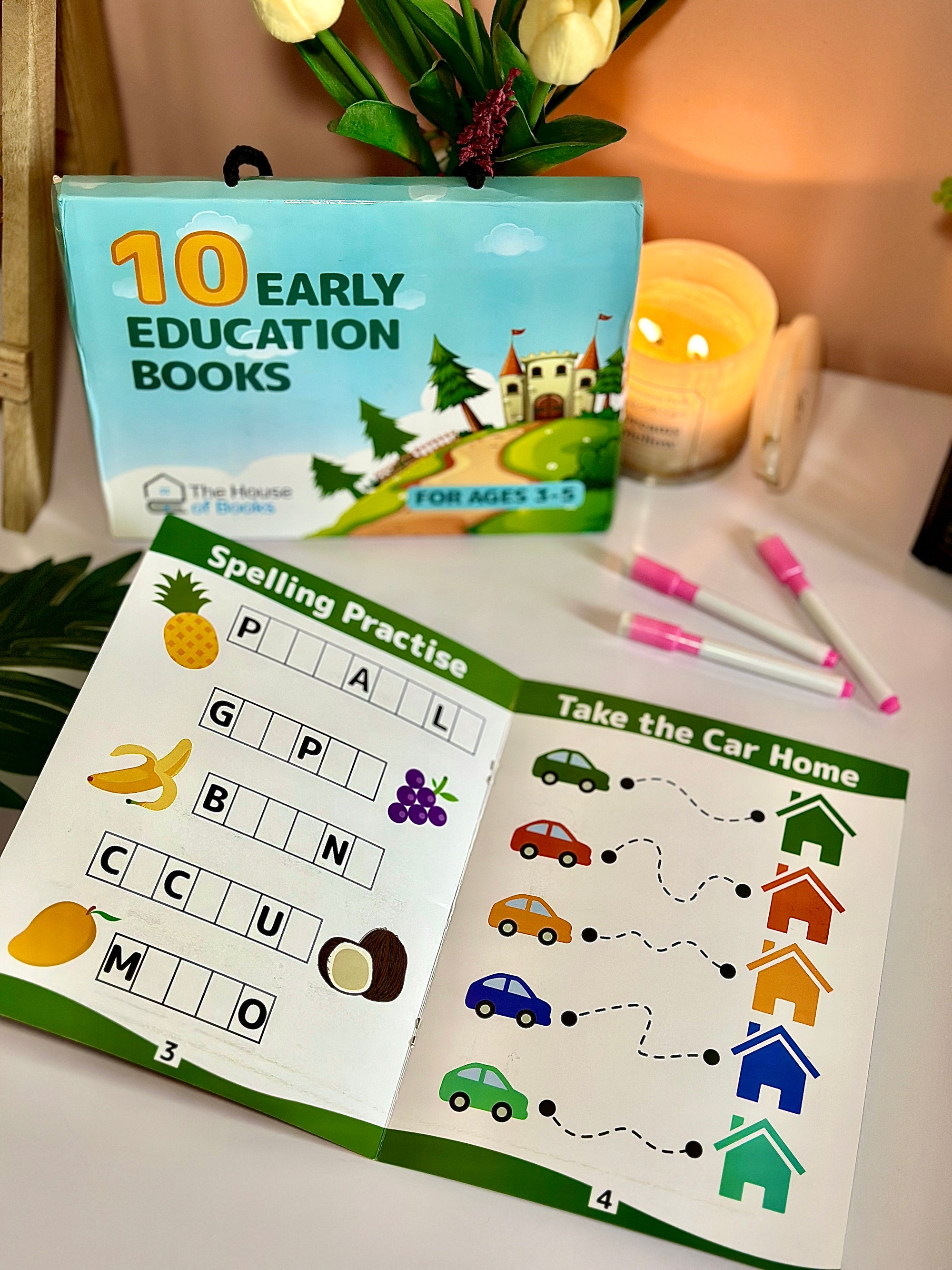 10 Write &amp; Wipe Children Books Set
