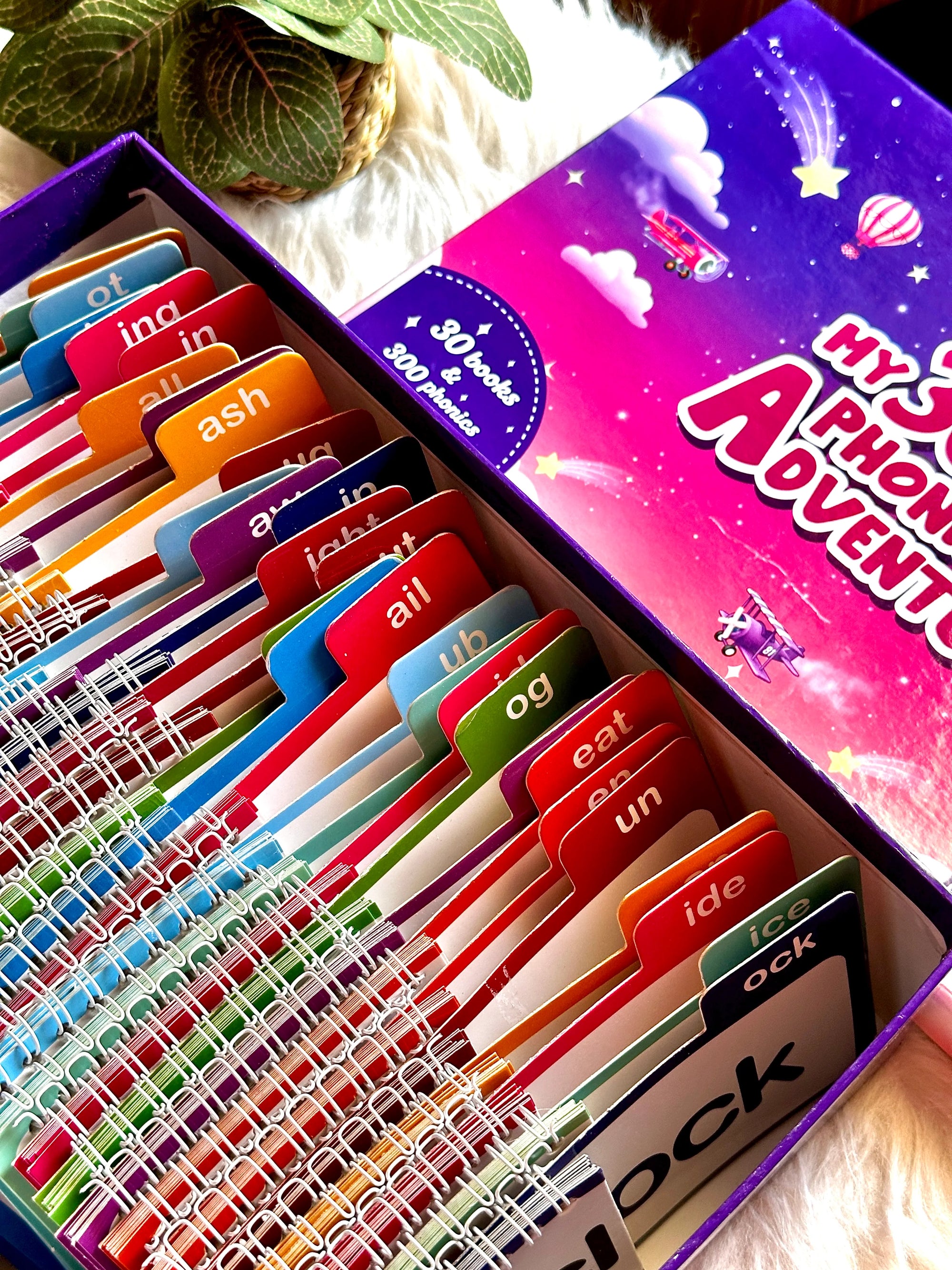 30 Read and Rhyme Flip Books - 300 Words Phonics Set