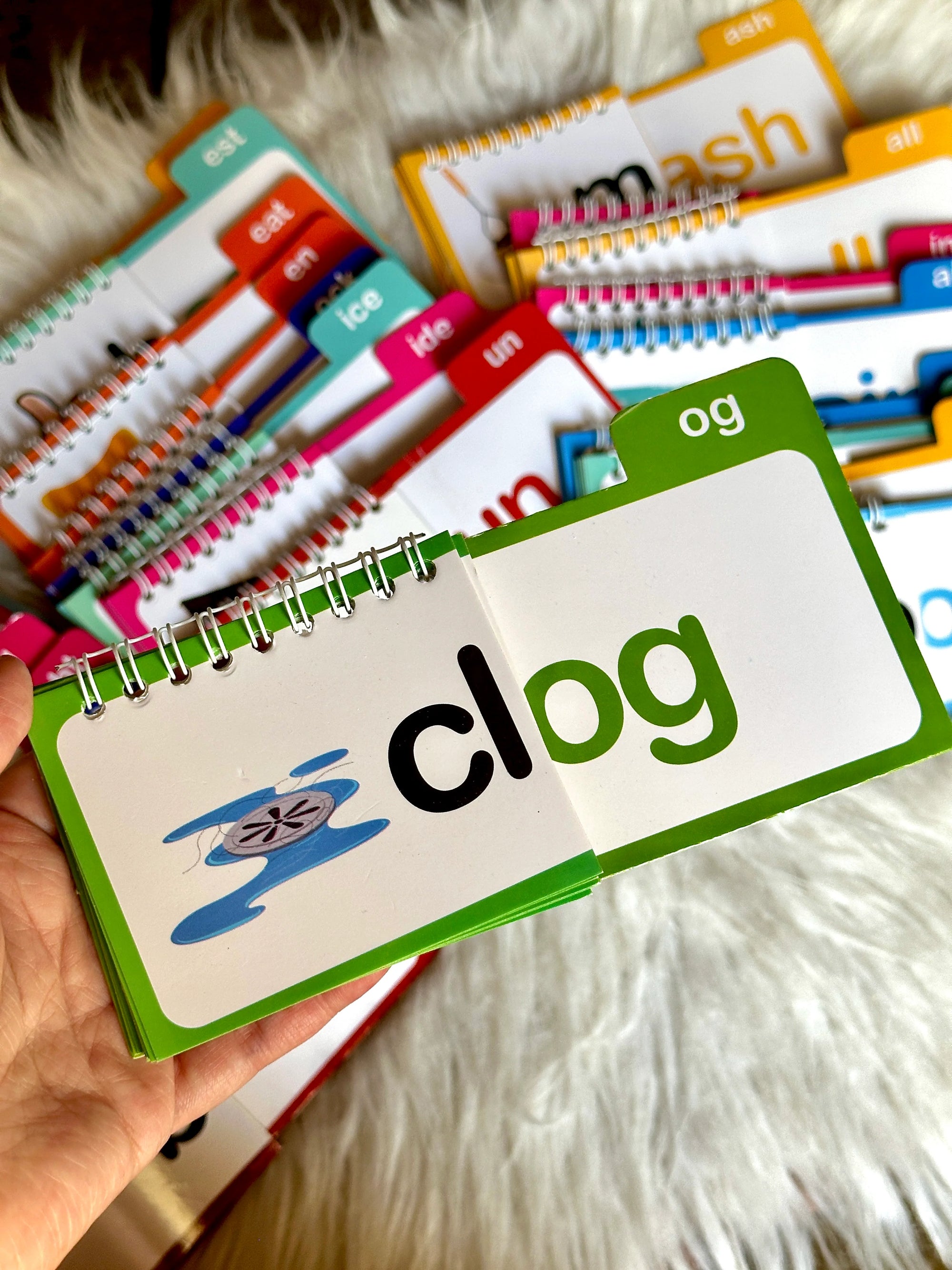 30 Read and Rhyme Flip Books - 300 Words Phonics Set