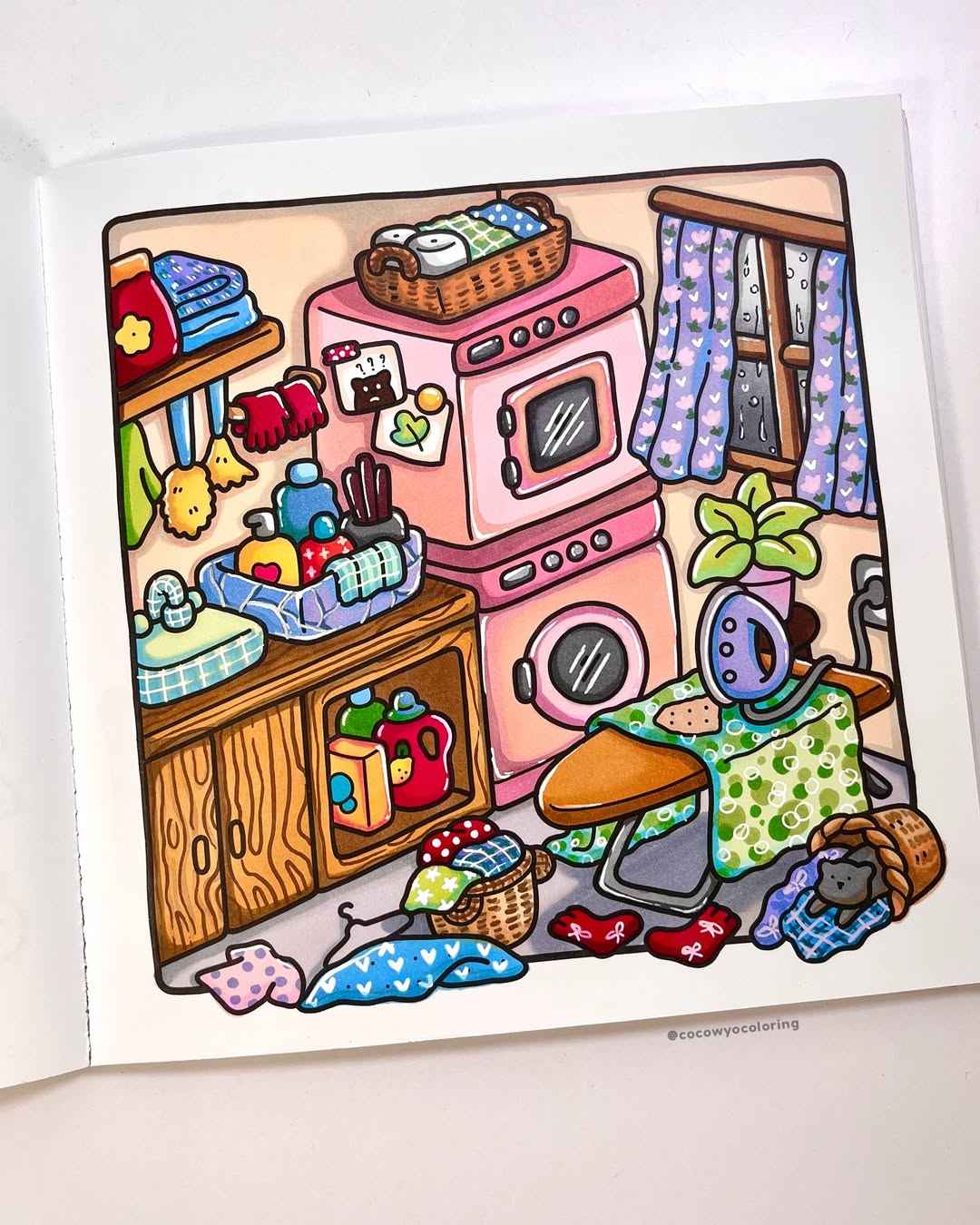 Cozy Coloring Books for Adults and Kids
