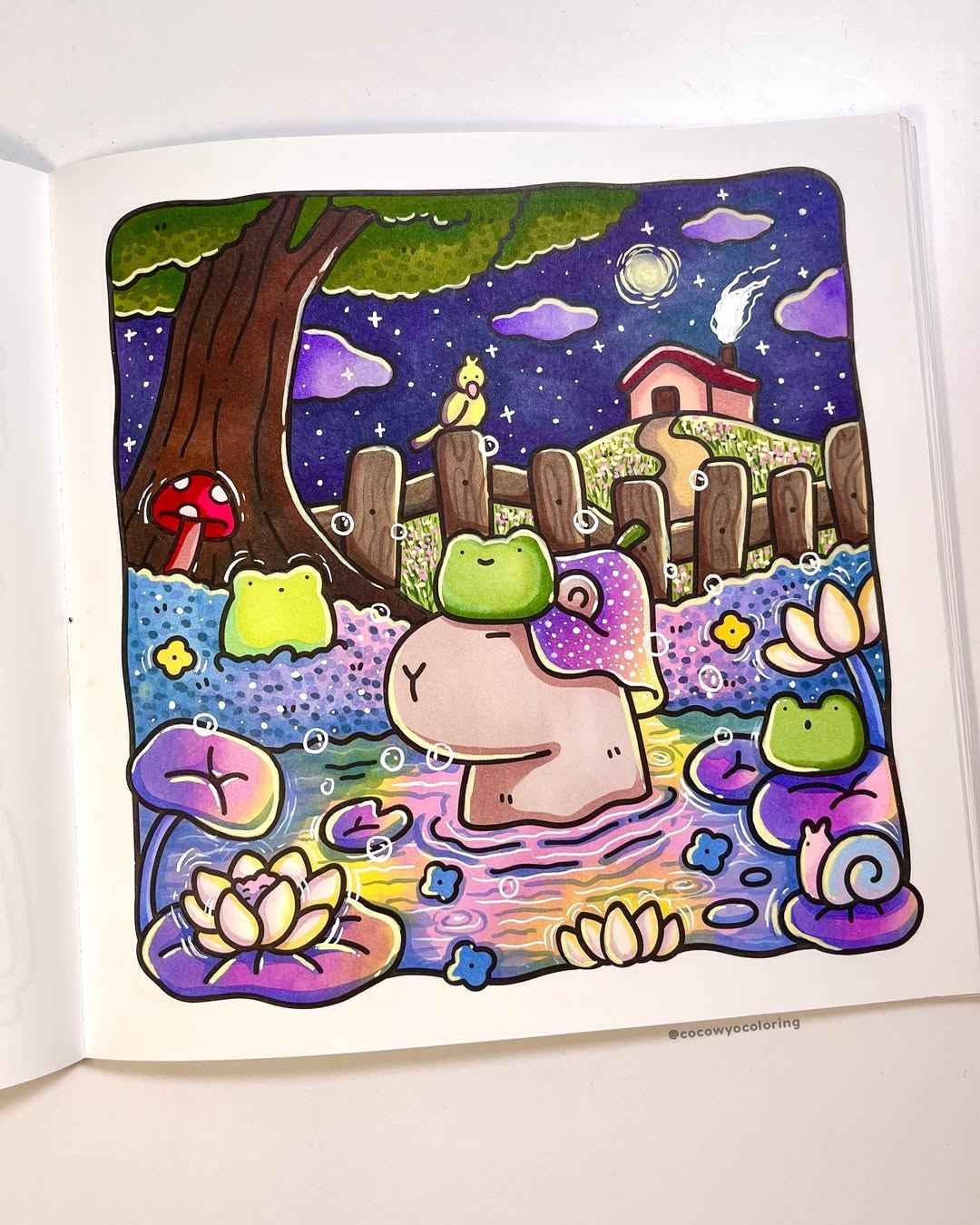 Cozy Coloring Books for Adults and Kids