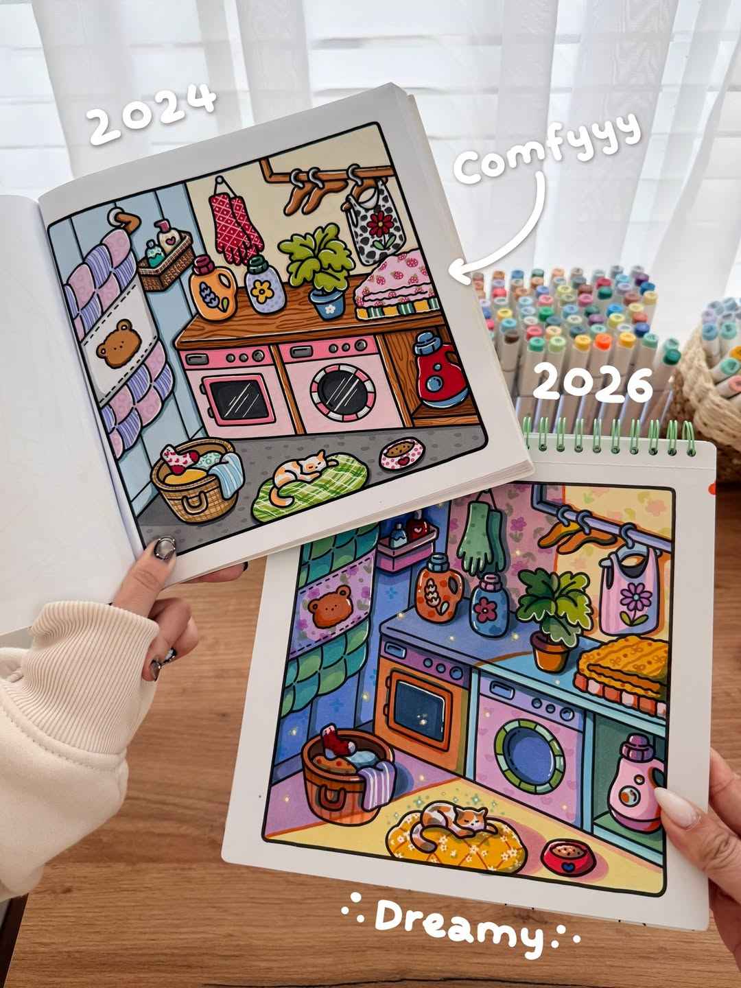 Cozy Coloring Books for Adults and Kids
