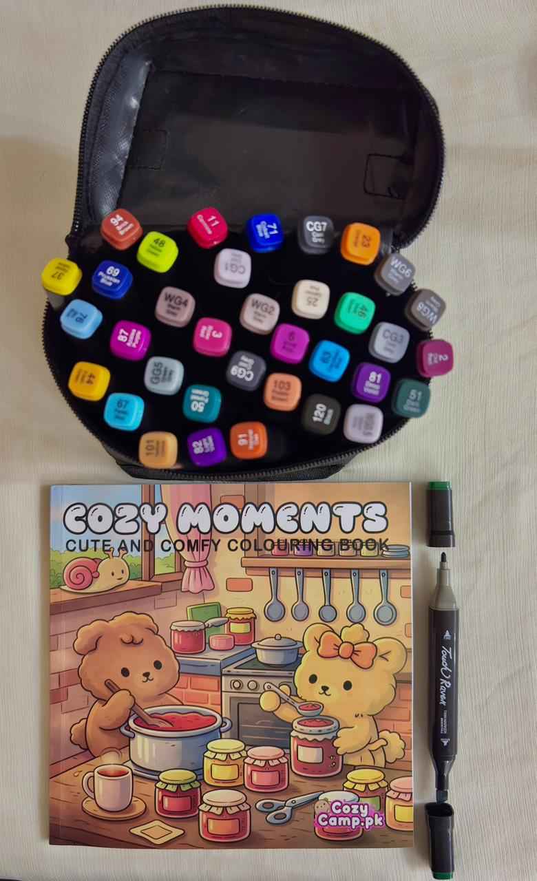 Cozy Coloring Books for Adults and Kids